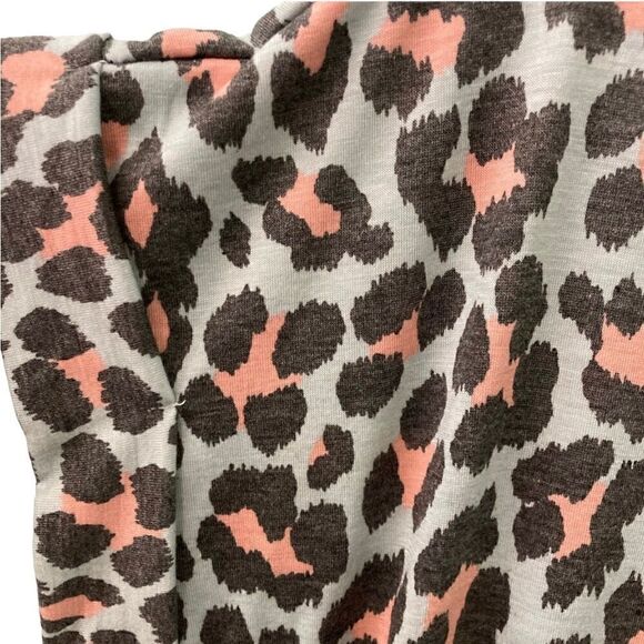 ENTRO Jersey Knit Leopard Print Dress - Picture 3 of 5